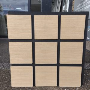 Panneaux Décoration Carré White Oak 63x63cm avec feutre acoustique