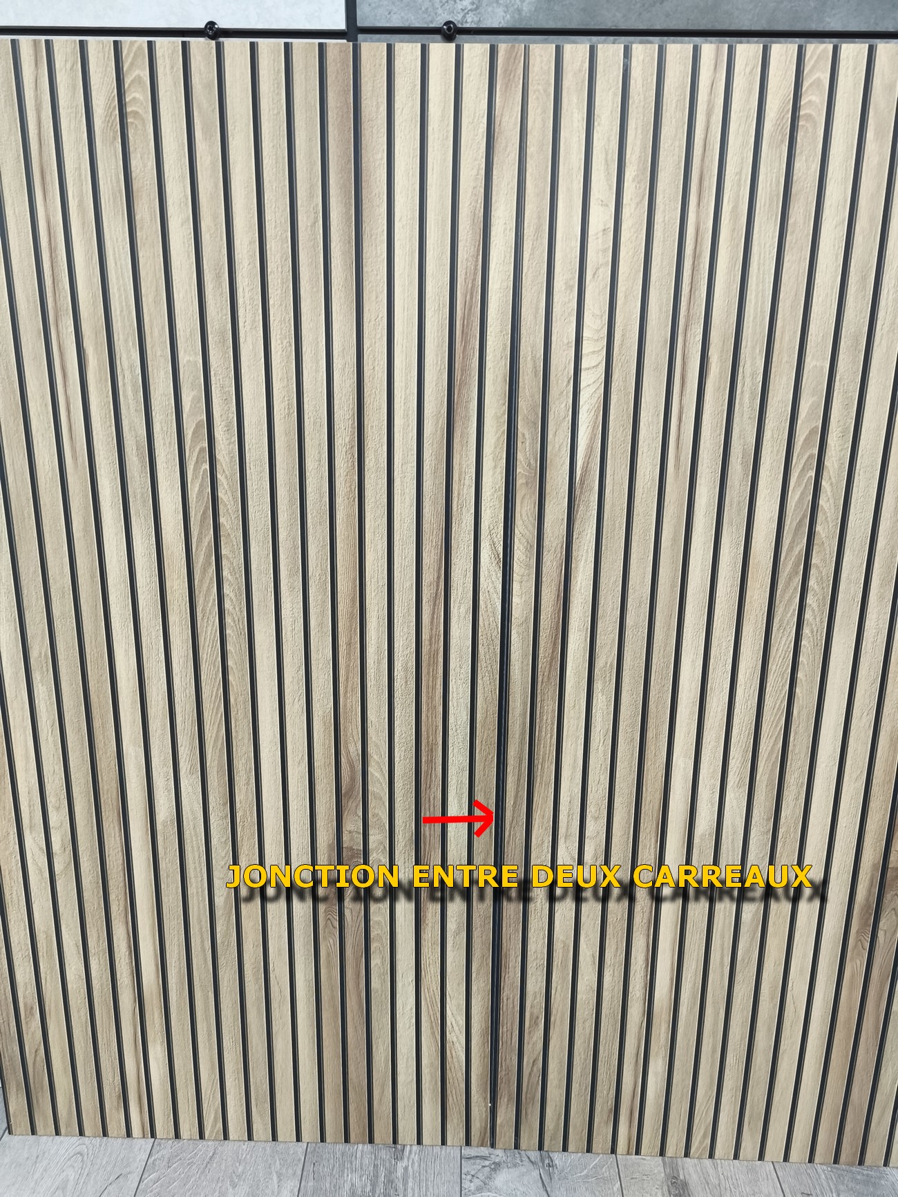 Carrelage Effet Bardage 60x120cm Mat Lisse Rectifié – LINEAR WOOD BEIGE – Image 4