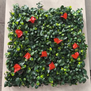 Panneau floral mural artificiel 53x53cm Style 2