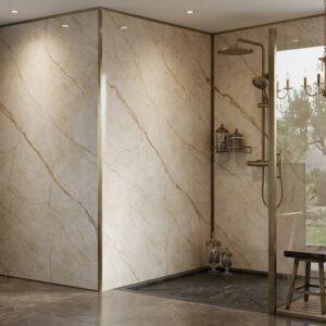 Panneau Mural PVC 122x260cm Epaisseur 3mm - MARBLE BEIGE