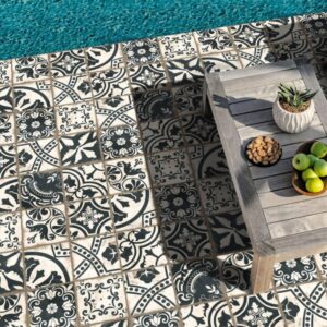 Carrelage Effet Carreaux de Ciment 20x20cm Mat - SAVONA