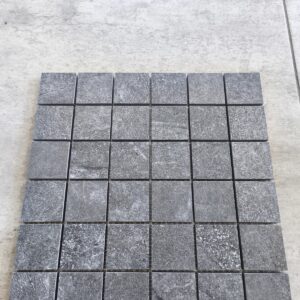 Mosaïque Carrelage Sol/Mur Mat 30x30 cm (puce 5x5cm) - HALLEY ARGENT