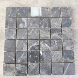 Mosaïque Carrelage Sol/Mur Brillant 30x30 cm (puce 5x5cm) - ORLANDO GREIGE